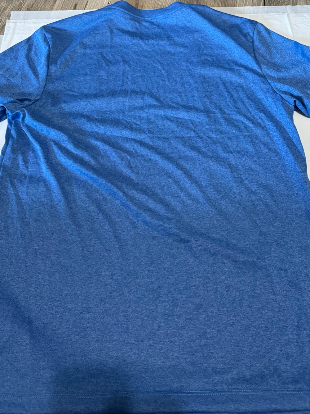 Nike Men's Heather Royal Blue Crew Neck Short Sleeve Tee